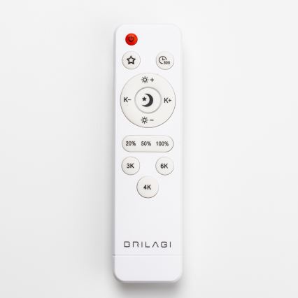 Brilagi - Luminária de teto LED dimerizável PINE LED/24W/230V diâmetro 42 cm 3000-6500K + comando remoto