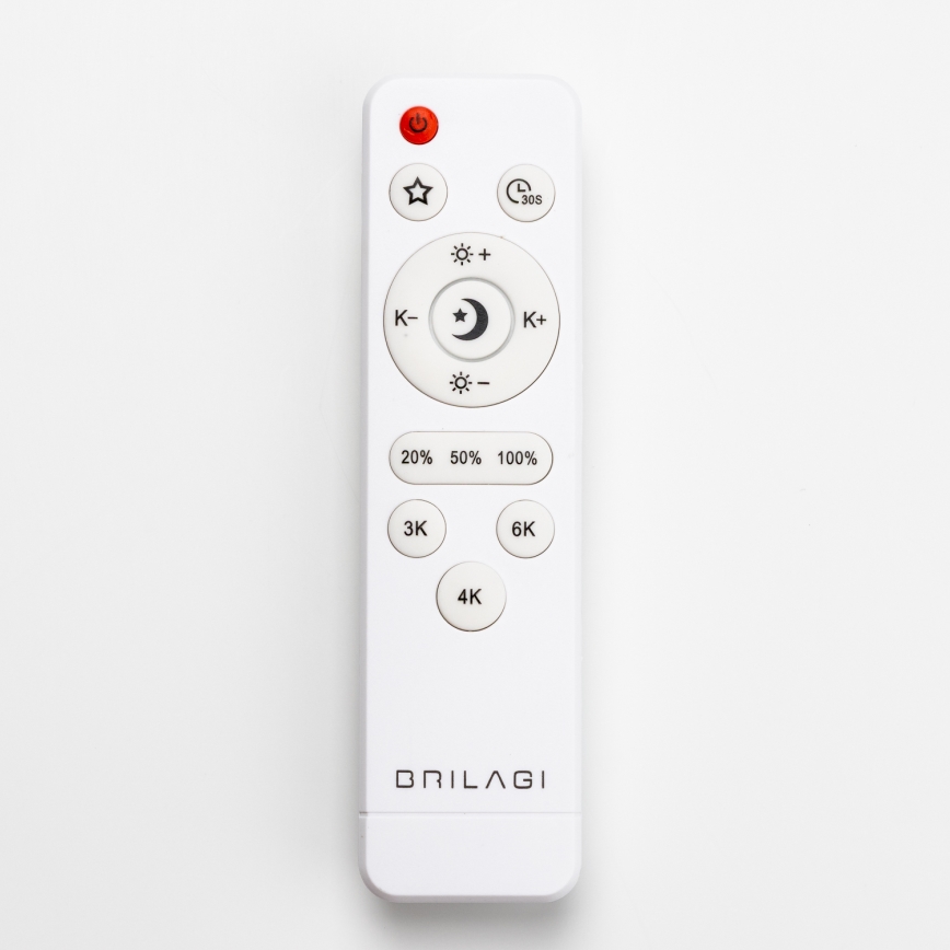 Brilagi - Luminária de teto LED dimerizável PINE LED/24W/230V diâmetro 42 cm 3000-6500K + comando remoto