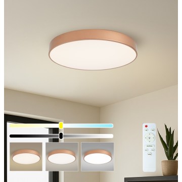 BRILAGI - Luminária de teto LED dimerizável POOL LED/60W/230V 3000-6000K pr. 60 cm acabamento em cobre + controlo remoto