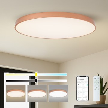 BRILAGI - Luminária de teto LED dimerizável POOL SMART LED/180W/230V 3000-6000K 120 cm bronze Wi-Fi Tuya + controlo remoto