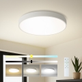 Brilagi - Luminária de teto LED dimerizável POOL SMART LED/60W/230V 50 cm 3000-6000K Wi-Fi Tuya + controlo remoto branca