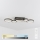 Brilagi - Luminária de teto LED dimerizável RINGO LED/34W/230V 3000-6000K 28x84 cm preta + comando remoto