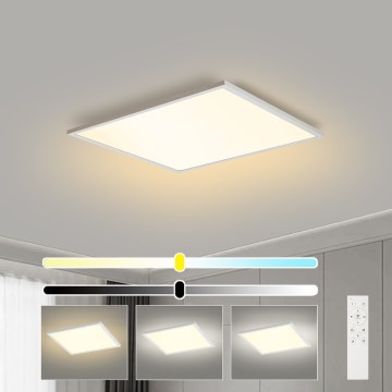 Brilagi - Luminária de teto LED dimerizável SLIMFRAME LED/36W/230V 45x45 cm 3000-6000K branca + comando remoto
