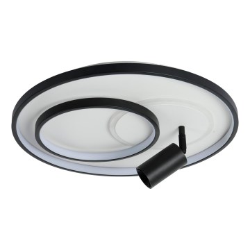 Brilagi - Luminária de teto LED dimerizável UNITY LED/60W/230V + 1xGU10/3W 3000-6000K Ø 50 cm branco/preto + controlo remoto