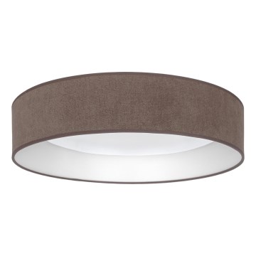 Brilagi - Luminária de teto LED dimerizável VELVET SMART VARI LED/24W/230V 3000-6500K Ø 45 cm castanha + controlo remoto