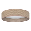 Brilagi - Luminária de teto LED dimerizável VELVET SMARTIX STARS LED/24W/230V 3000-6000K diâmetro 45 cm bege Wi-Fi Tuya Beacon + controlo remoto