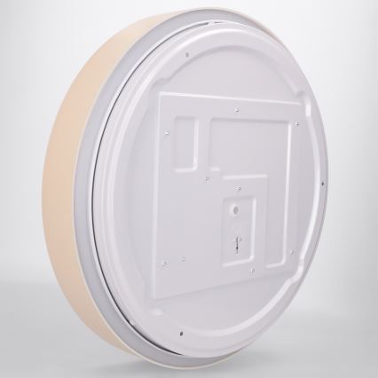 Brilagi - Candeeiro de tecto LED dimerizável WALDO LED/48W/230V 3000-6500K diâmetro 40 cm bege/dourado + comando remoto