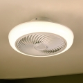 Brilagi - Luminária de teto LED dimmerizável com ventilador LED/30W/230V 3000-6500K branco + controlo remoto