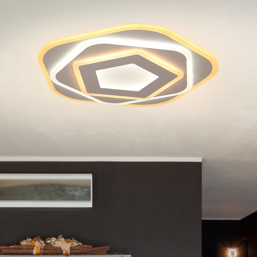 Brilagi - Luminária de teto LED dimmerizável MODERN MINI LED/53W/230V 3000/4000/6000K diâmetro 30 cm + controlo remoto