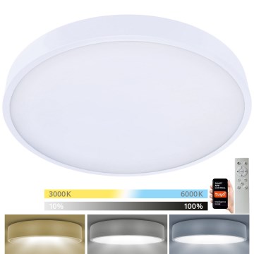 Brilagi - Luminária de teto LED dimmerizável POOL SMART LED/60W/230V 50 cm 3000-6000K Wi-Fi Tuya + controlo remoto branco