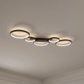 BRILAGI - Luminária de teto LED ECHO LED/60W/230V 4000K 45x110 cm preta