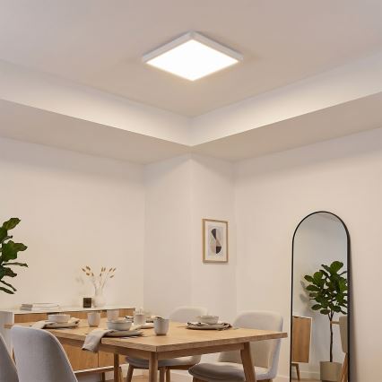 Brilagi - Luminária de Teto LED ESTELA SQUARE LED/24W/230V 31x31 cm branca