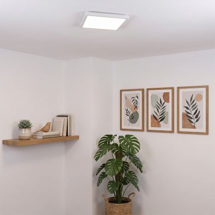 Brilagi - Luminária de Teto LED ESTELA SQUARE LED/24W/230V 31x31 cm branca