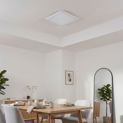 Brilagi - Luminária de Teto LED ESTELA SQUARE LED/24W/230V 31x31 cm branca