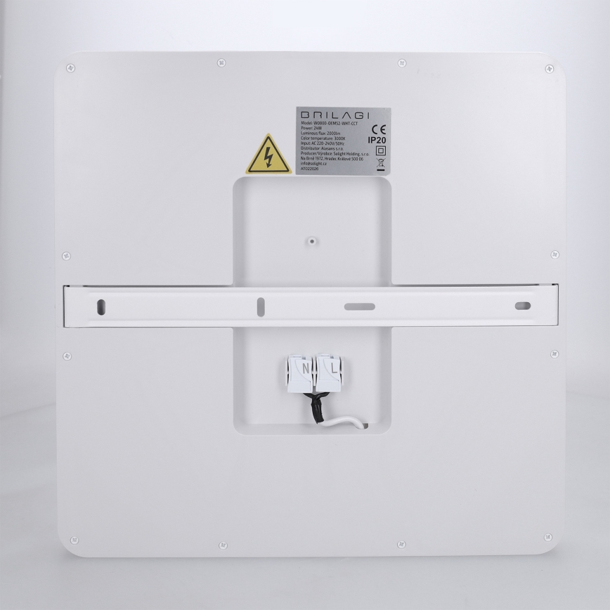 Brilagi - Luminária de Teto LED ESTELA SQUARE LED/24W/230V 31x31 cm branca