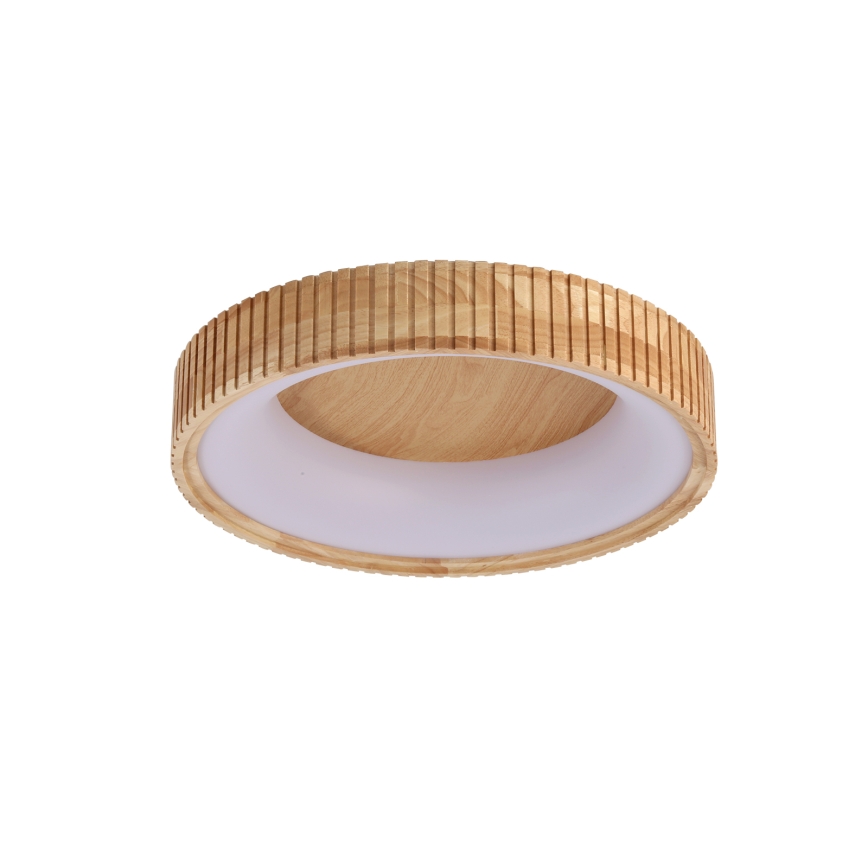 Brilagi - Candeeiro de tecto LED FALCON WOOD MODERN LED/30W/230V 3000/4000/6000K Ø 45 cm madeira