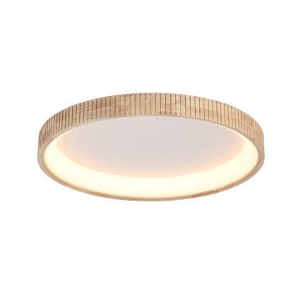 Brilagi - Candeeiro de teto LED FALCON WOOD MODERN LED/60W/230V 3000/4000/6000K Ø 80 cm madeira