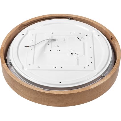 Brilagi - Luminária de Teto LED MANAROLA SIMPLE LED/24W/230V 3000K carvalho diâmetro 41 cm