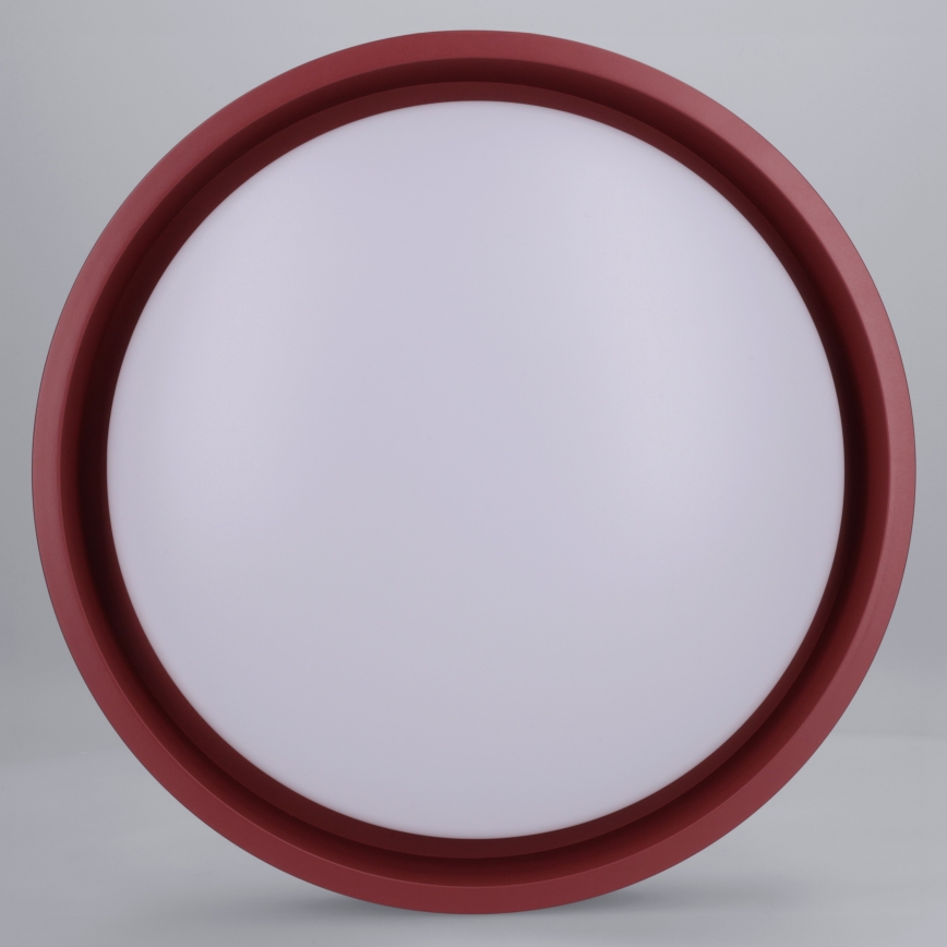 Brilagi - Luminária de teto LED MATTEO LED/24W/230V Ø 31 cm vermelha