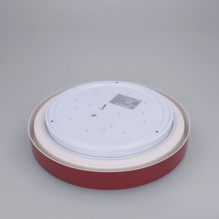 Brilagi - Luminária de teto LED MATTEO LED/24W/230V Ø 31 cm vermelha