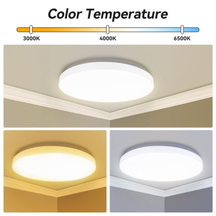Brilagi - Luminária de teto LED MILKY WAY LED/24W/230V 3000/4000/6500K Ø 38 cm