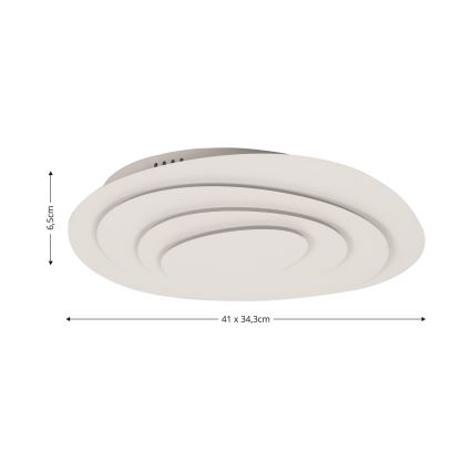 Brilagi - Candeeiro de tecto LED dimerizável MODERN MINI LED/48W/230V 3000-6000K 41x34,3 cm + comando remoto