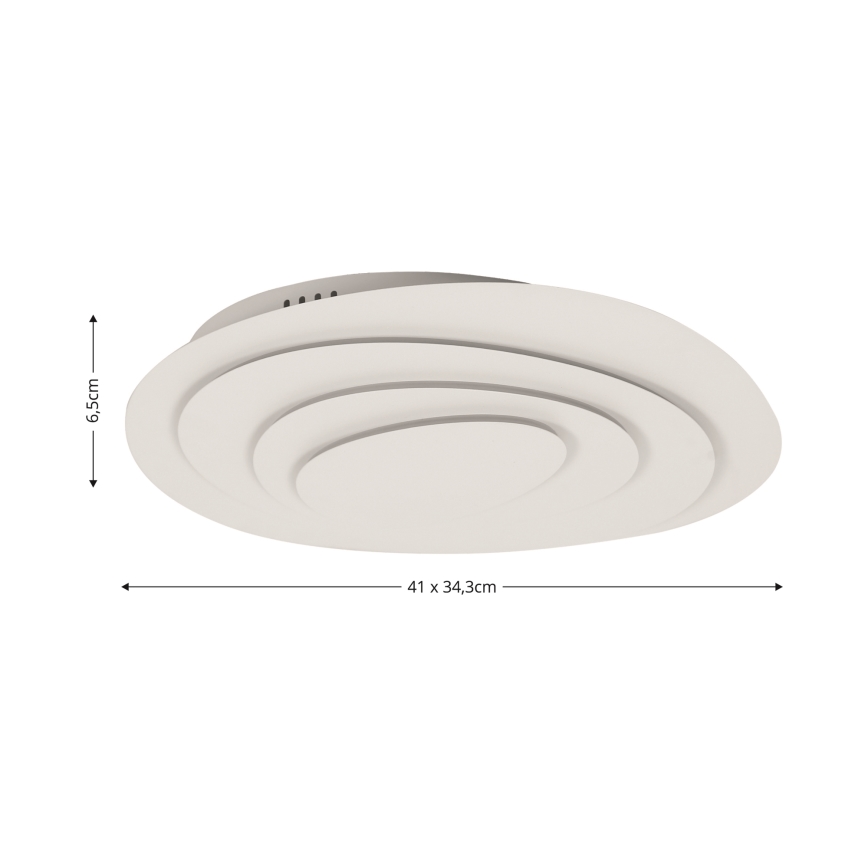 Brilagi - Candeeiro de tecto LED dimerizável MODERN MINI LED/48W/230V 3000-6000K 41x34,3 cm + comando remoto