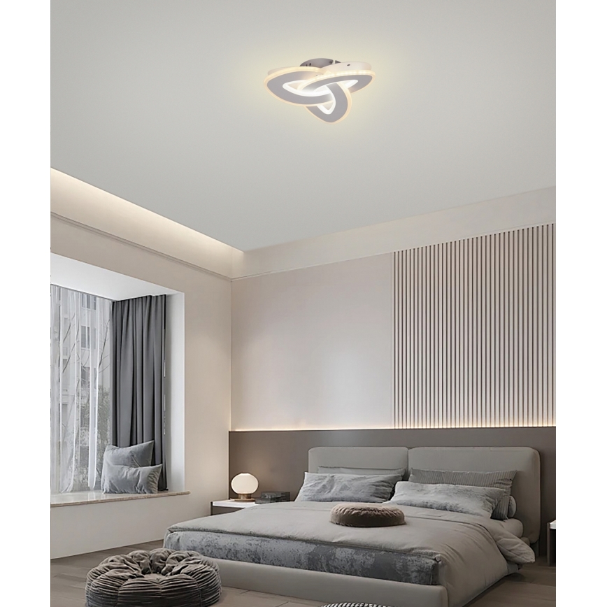 Brilagi - Luminária de teto LED dimmerizável MODERN MINI LED/49W/230V 3000/4000/6000K 30x30 cm + comando à distância