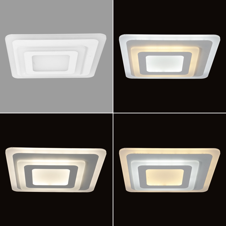 Brilagi - Candeeiro de teto LED regulável MODERN MINI LED/65W/230V 3000-6000K 37x37 cm + controlo remoto