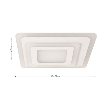 Brilagi - Candeeiro de teto LED regulável MODERN MINI LED/65W/230V 3000-6000K 37x37 cm + controlo remoto