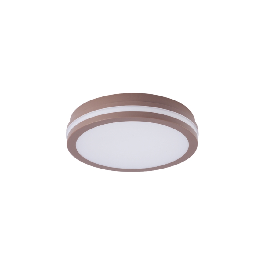 Brilagi - Luminária de teto LED para exterior BENE LED/24W/230V Ø 26 cm castanho IP54