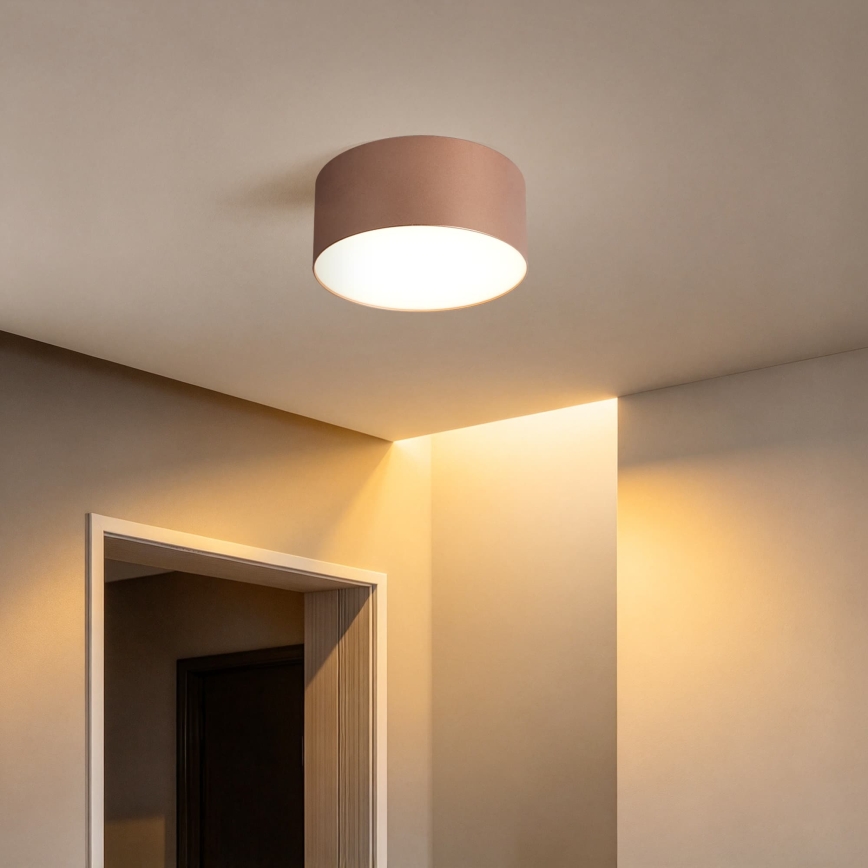 BRILAGI - Candeeiro de tecto para exterior FORIS LED/14W/230V Ø 12 cm bronze IP44