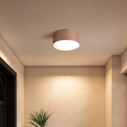 BRILAGI - Candeeiro de tecto para exterior FORIS LED/14W/230V Ø 12 cm bronze IP44