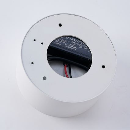 BRILAGI - Luminária de teto LED para exterior FORIS LED/9W/230V, Ø 9 cm, branca, IP44