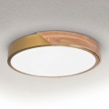 BRILAGI - Luminária de teto LED PILANA LED/24W/230V carvalho/dourado Ø 30 cm