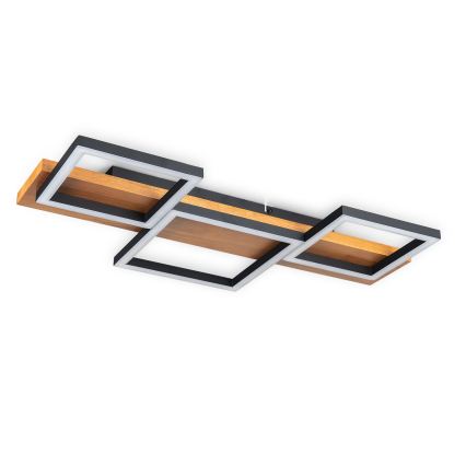 BRILAGI - Luminária de teto LED PLANK LED/30W/230V 4000K 34,5x65 cm madeira