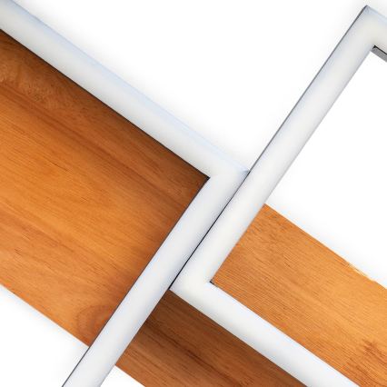 BRILAGI - Luminária de teto LED PLANK LED/30W/230V 4000K 34,5x65 cm madeira