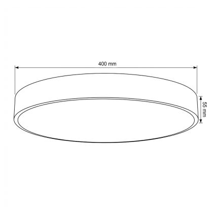 Brilagi - Candeeiro de tecto LED POOL LED/48W/230V 3000/4000/6000K Ø 40 cm bege