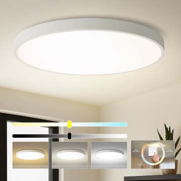 Brilagi - Luminária de teto LED POOL LED/180W/230V 3000/4000/6000K Ø 120 cm branca