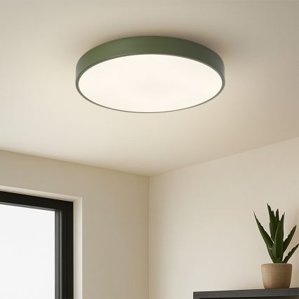 Brilagi - Candeeiro de tecto LED POOL LED/48W/230V 3000/4000/6000K diâmetro 40 cm verde