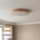 Brilagi - Luminária de teto LED POOL LED/48W/230V 3000/4000/6000K Ø 40 cm, acabamento em madeira