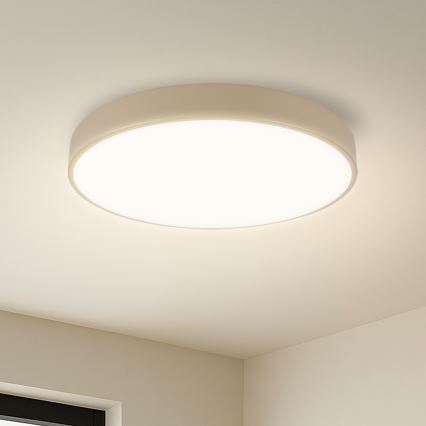 Brilagi - Luminária de teto LED POOL LED/48W/230V 3000/4000/6000K diâmetro 40 cm bege
