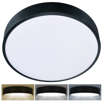 Brilagi - Luminária de Teto LED POOL LED/48W/230V 3000/4500/6000K diâmetro 40 cm preta