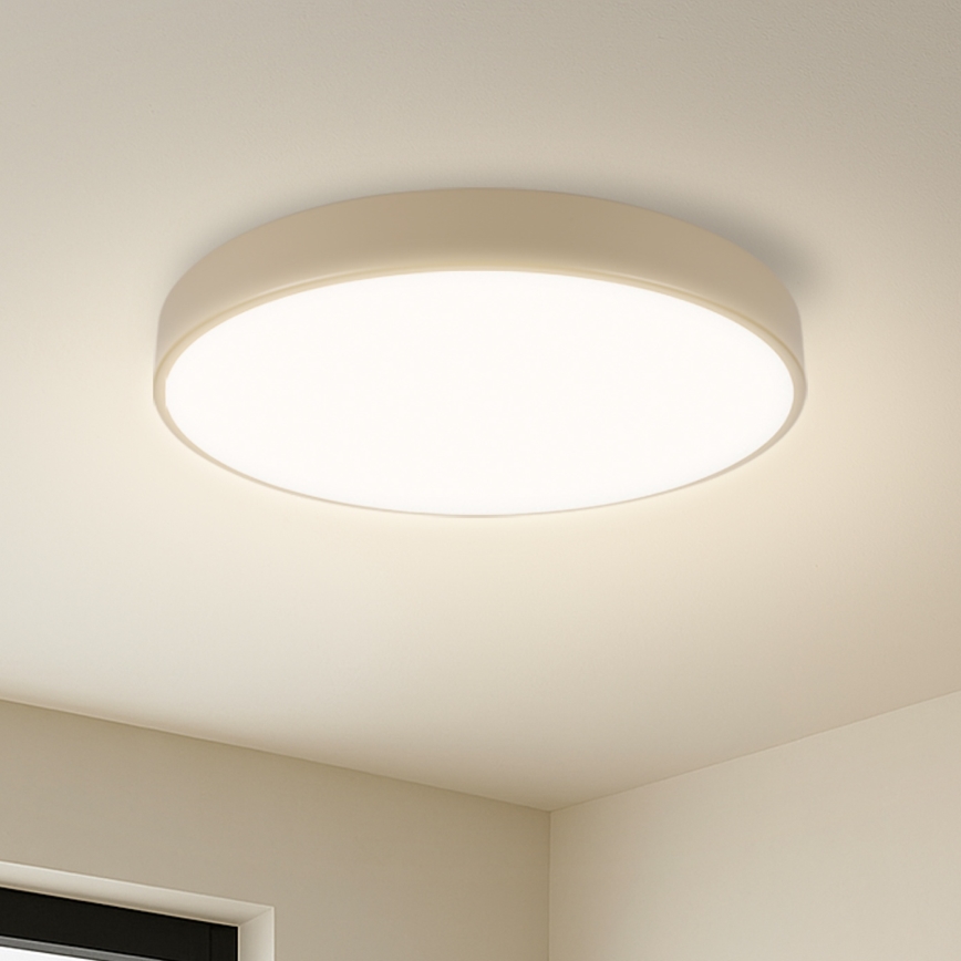 Brilagi - Luminária de teto LED POOL LED/48W/230V 3000/4500/6000K diâmetro 40 cm bege