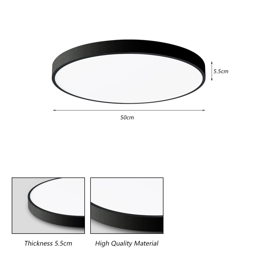 Brilagi - Luminária de teto LED POOL LED/60W/230V 3000/4000/6000K 50 cm