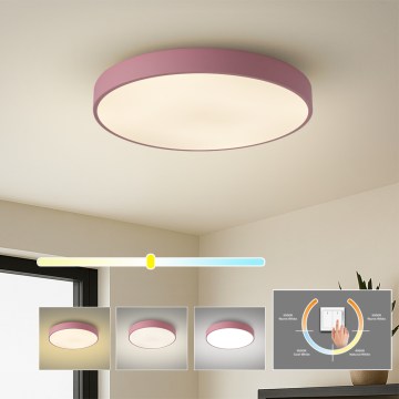 Brilagi - Luminária de teto LED POOL LED/60W/230V 3000/4000/6000K Ø 50 cm rosa