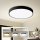 Brilagi - Luminária de teto LED POOL LED/60W/230V 3000/4000/6000K Ø 60 cm preta