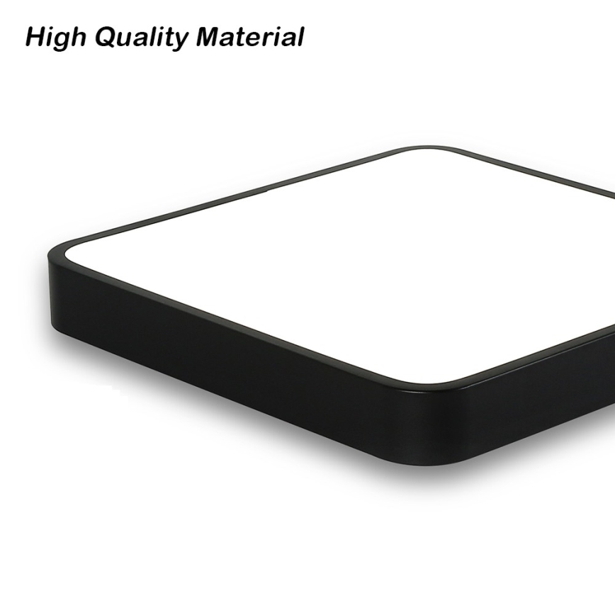 Brilagi - Candeeiro de tecto LED POOL SQUARE LED/36W/230V 3000/4500/6000K 40x40 cm preto