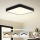 Brilagi - Luminária de teto LED POOL SQUARE LED/48W/230V 3000/4000/6000K 50x50 cm preta
