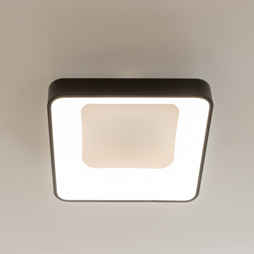 Brilagi - Plafon LED dimerizável FALCON II LED/80W/230V 3000-6500K 40x40 cm preto + controlo remoto